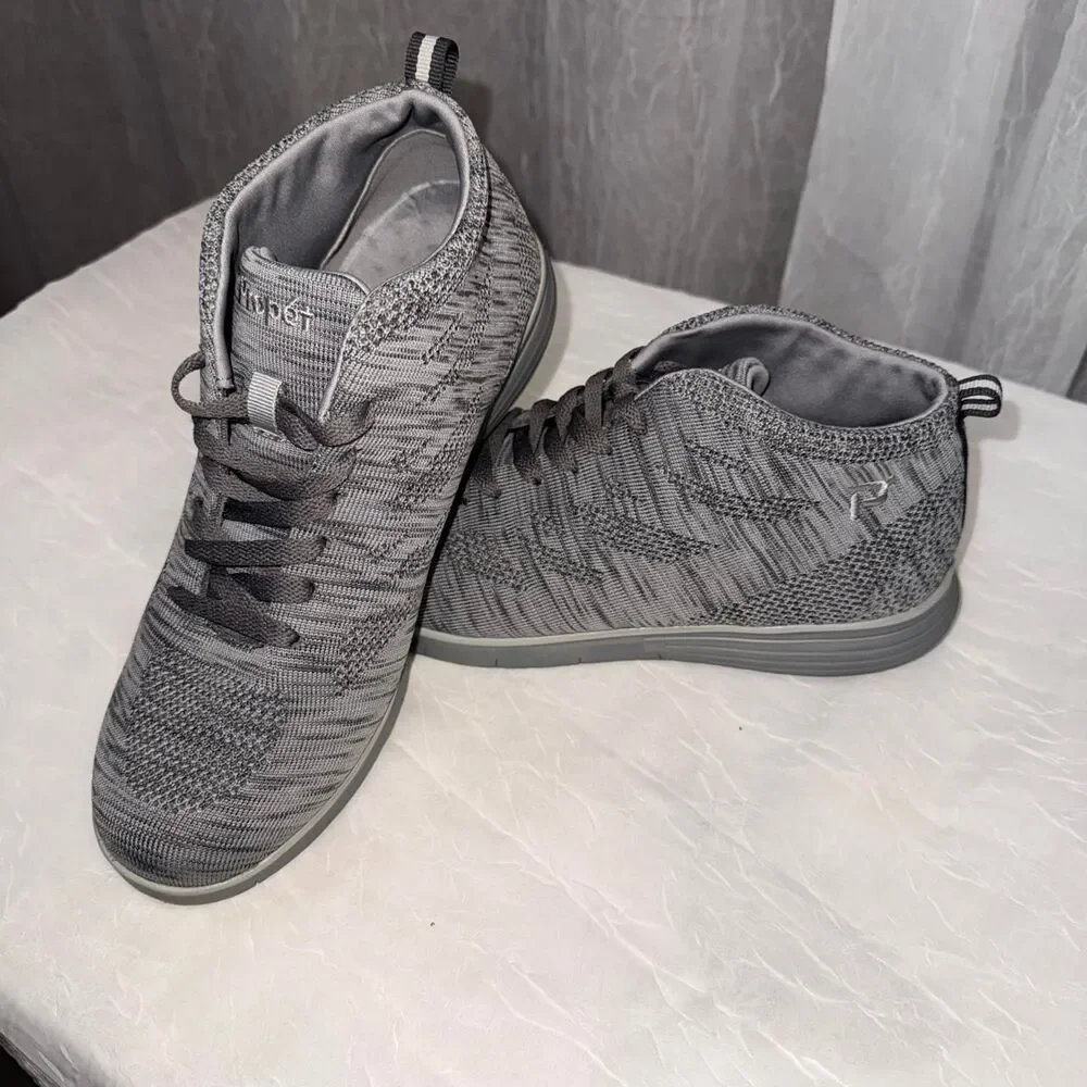 Propet Women's Grey and Black Trainers